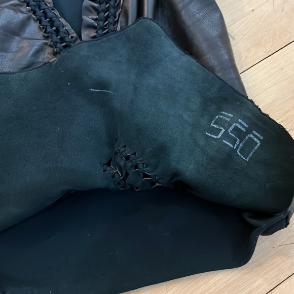 Jean Paul Gaultier Leather Vintage 1990s-2000s Top Sz M - Picture 9 of 14